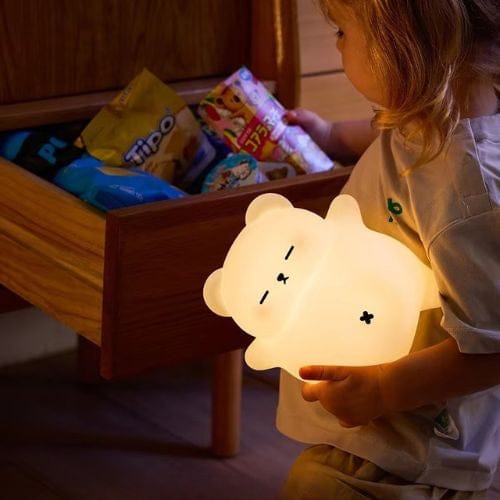 Nachtlicht Baby Bärchen mit Automatischem Schnarchgeräusch
