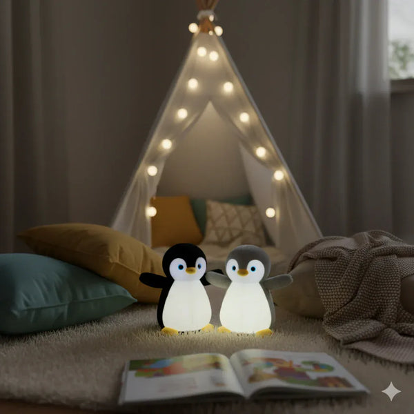 Plüsch Pinguin Nachtlicht LED