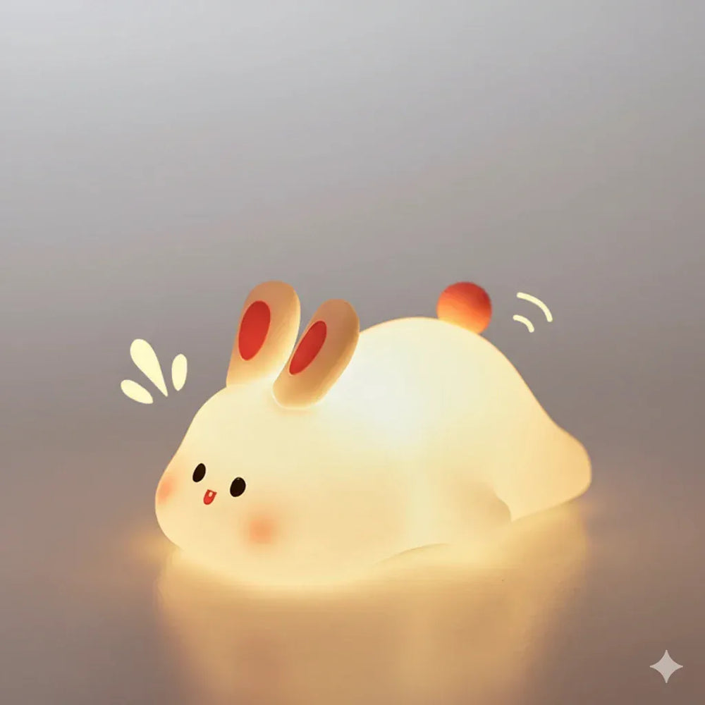 Nachtlicht Hase Silikon Wiederaufladbar