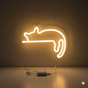 Neon Nachtlicht in Katzenform