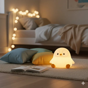 Nachtlicht Baby Pinguin aus Silikon