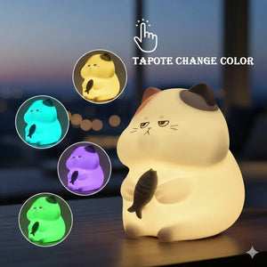 Nachtlicht Katze Kawaii 6 Farben