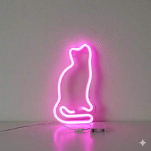Led Neon Nachtlicht in Katzenform