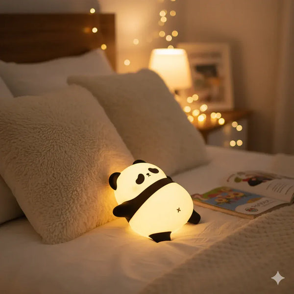 Nachtlicht Panda LED aus Silikon