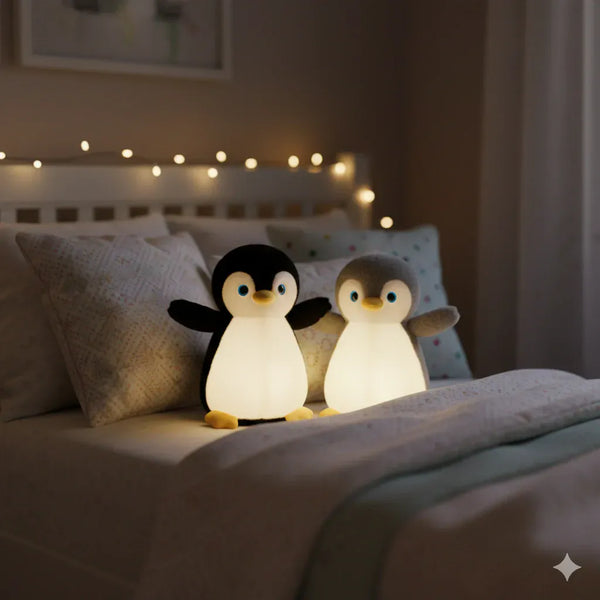 Plüsch Pinguin Nachtlicht LED
