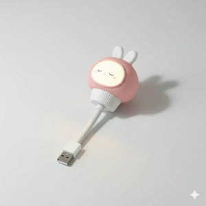 Nachtlicht Hase USB Tragbar