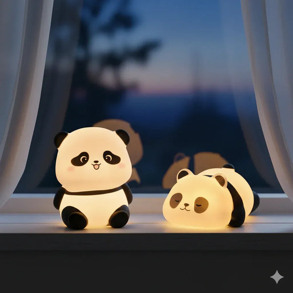 Mini Tragbares Nachtlicht Panda