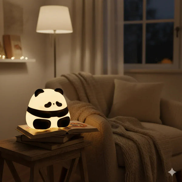 Nachtlicht Panda Silikon Wiederaufladbar