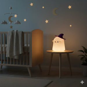 LED Nachtlicht Lampe aus Silikon Gespenst