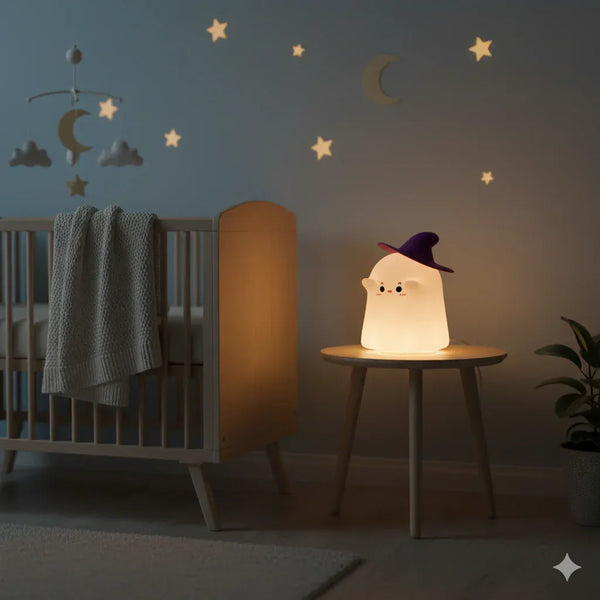 LED Nachtlicht Lampe aus Silikon Gespenst