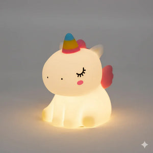 Nachtlicht Einhorn LED Wiederaufladbar aus Silikon