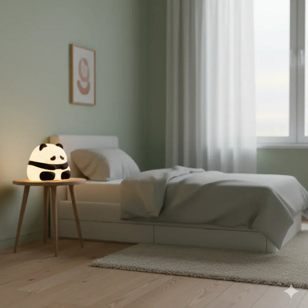 Nachtlicht Panda Silikon Wiederaufladbar
