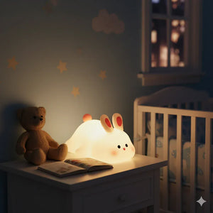 Nachtlicht Hase Silikon Wiederaufladbar