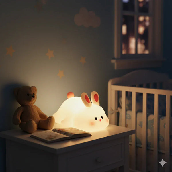 Nachtlicht Hase Silikon Wiederaufladbar