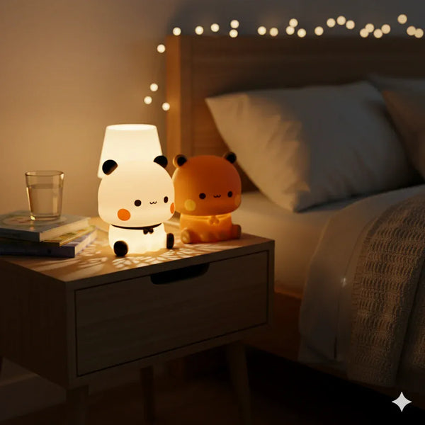 Kleines Nachtlicht Panda LED