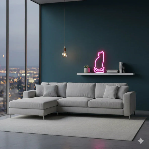 Led Neon Nachtlicht in Katzenform