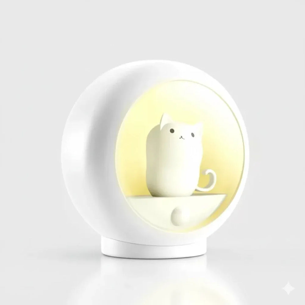 Nachtlicht Katze LED Wand mit Bewegungsmelder