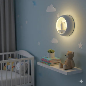 Nachtlicht Katze LED Wand mit Bewegungsmelder