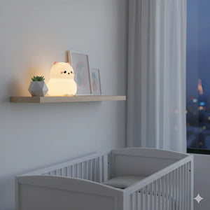 Nachtlicht Silikon Katze