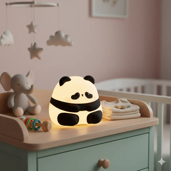 Nachtlicht Panda Silikon Wiederaufladbar