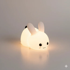 Lampe Hase Nachtlicht aus Silikon mit Fernbedienung