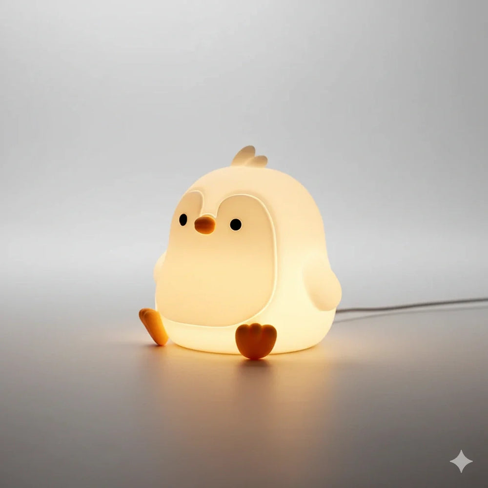 Lampe Pingouin Veilleuse en Silicone 7 Couleurs