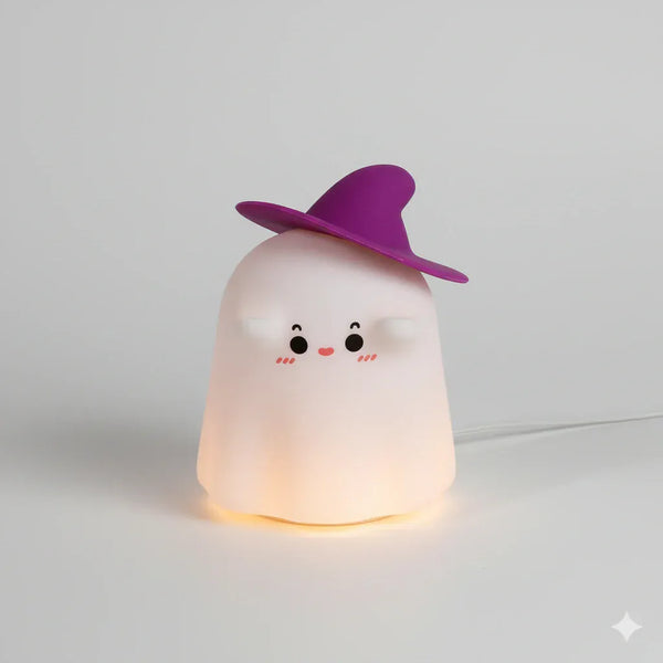 LED Nachtlicht Lampe aus Silikon Gespenst
