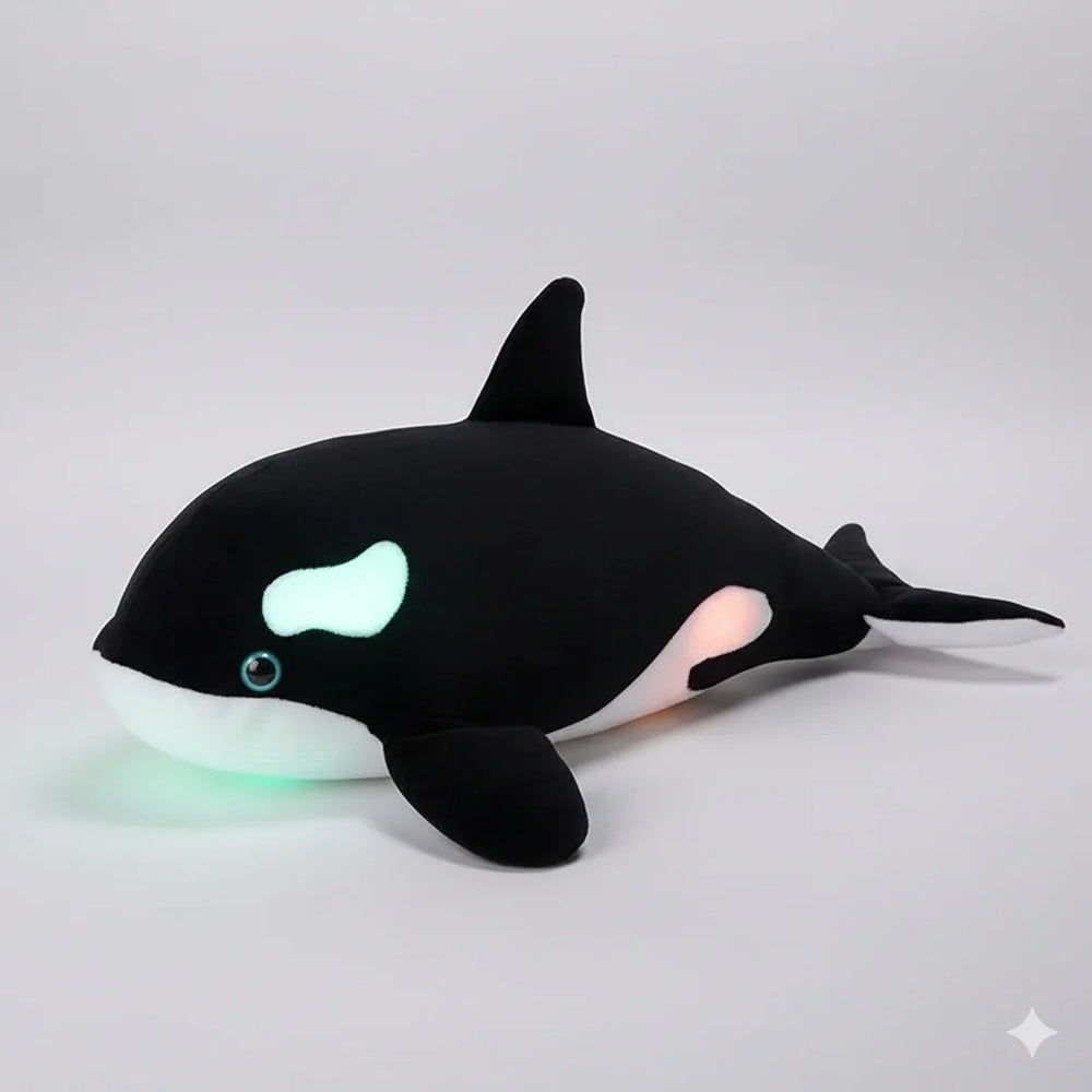 Grand Doudou Veilleuse Baleine Led