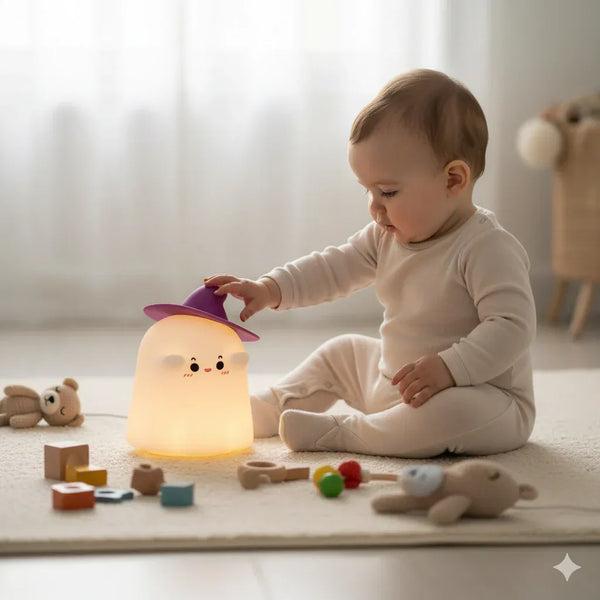 LED Nachtlicht Lampe aus Silikon Gespenst