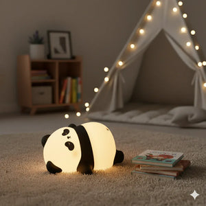 Nachtlicht Panda LED aus Silikon