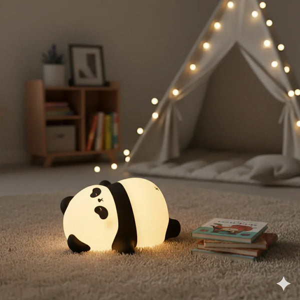 Nachtlicht Panda LED aus Silikon