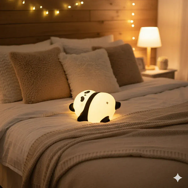 Nachtlicht Panda LED aus Silikon