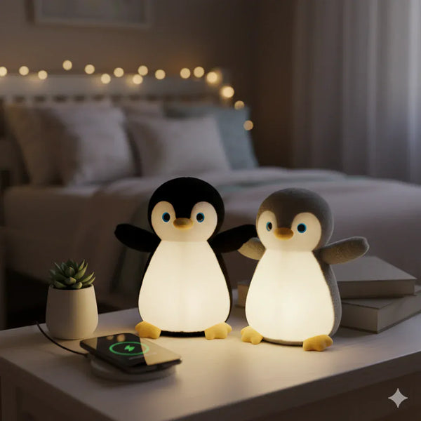 Plüsch Pinguin Nachtlicht LED