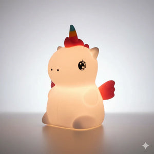 Nachtlicht Einhorn Wiederaufladbar aus Silikon