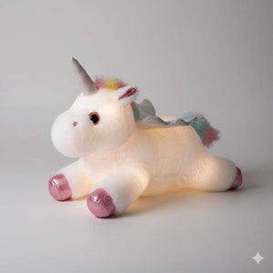 Einhorn Nachtlicht Plüsch mit LED-Lichtern