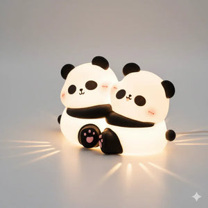 Nachtlicht Panda Kabellos Wiederaufladbar aus Silikon