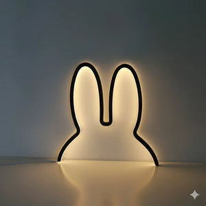 LED Neon Lampe Hasenohren