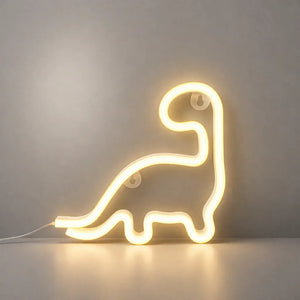Leuchttafel Nachtlicht Neon in Dinosaurierform