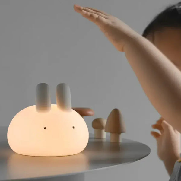 Leuchtender Hase Nachtlicht aus Silikon