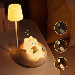 Nachtlicht Lampe Katze Wiederaufladbar