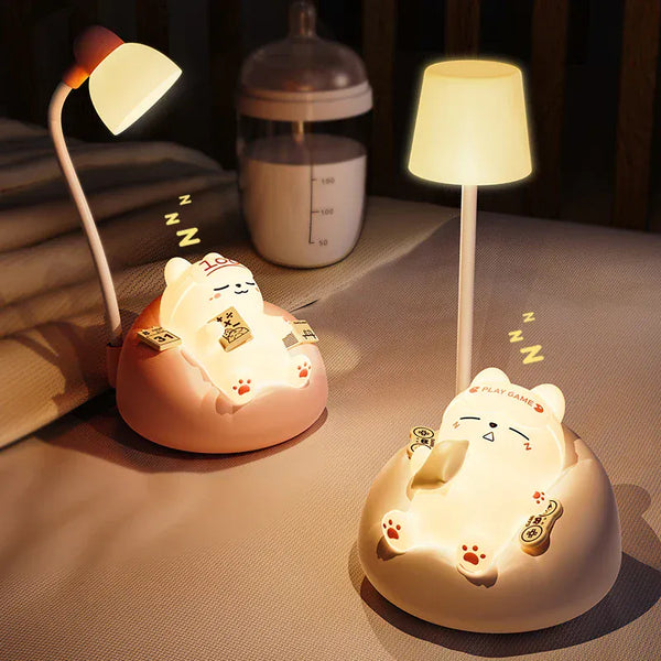 Nachtlicht Lampe Katze Wiederaufladbar