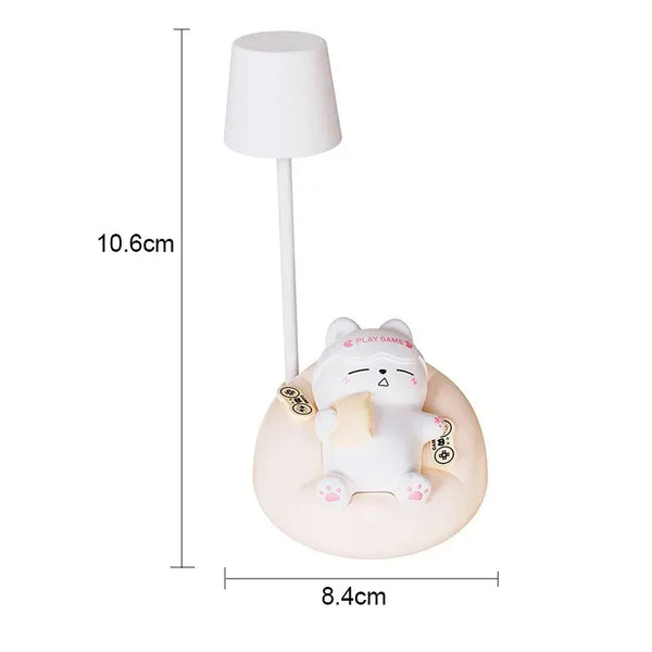 Nachtlicht Lampe Katze Wiederaufladbar