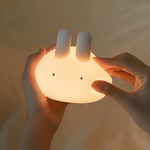 Leuchtender Hase Nachtlicht aus Silikon
