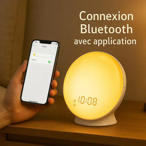 Lichtwecker mit Sonnenaufgangssimulation und Bluetooth-App