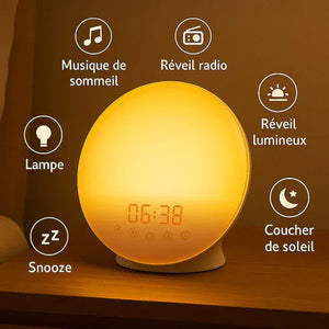 Lichtwecker mit Sonnenaufgangssimulation und Bluetooth-App