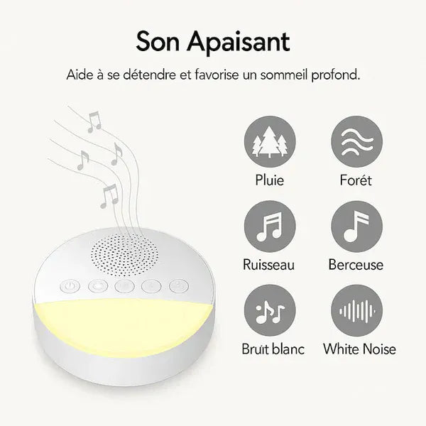 Musikalisches Nachtlicht mit Weißem Rauschen für Baby